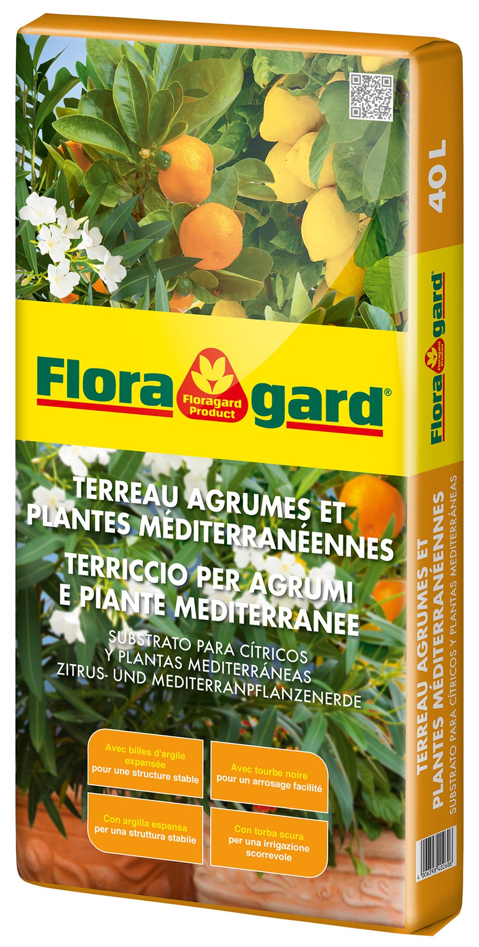 Floragard Vertriebs GmbH Zitrus- und Mediterranpflanzenerde 40L