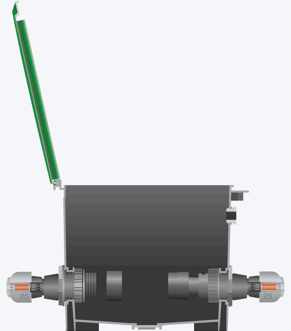 Sprinklersystem Verbinder, 25 mm