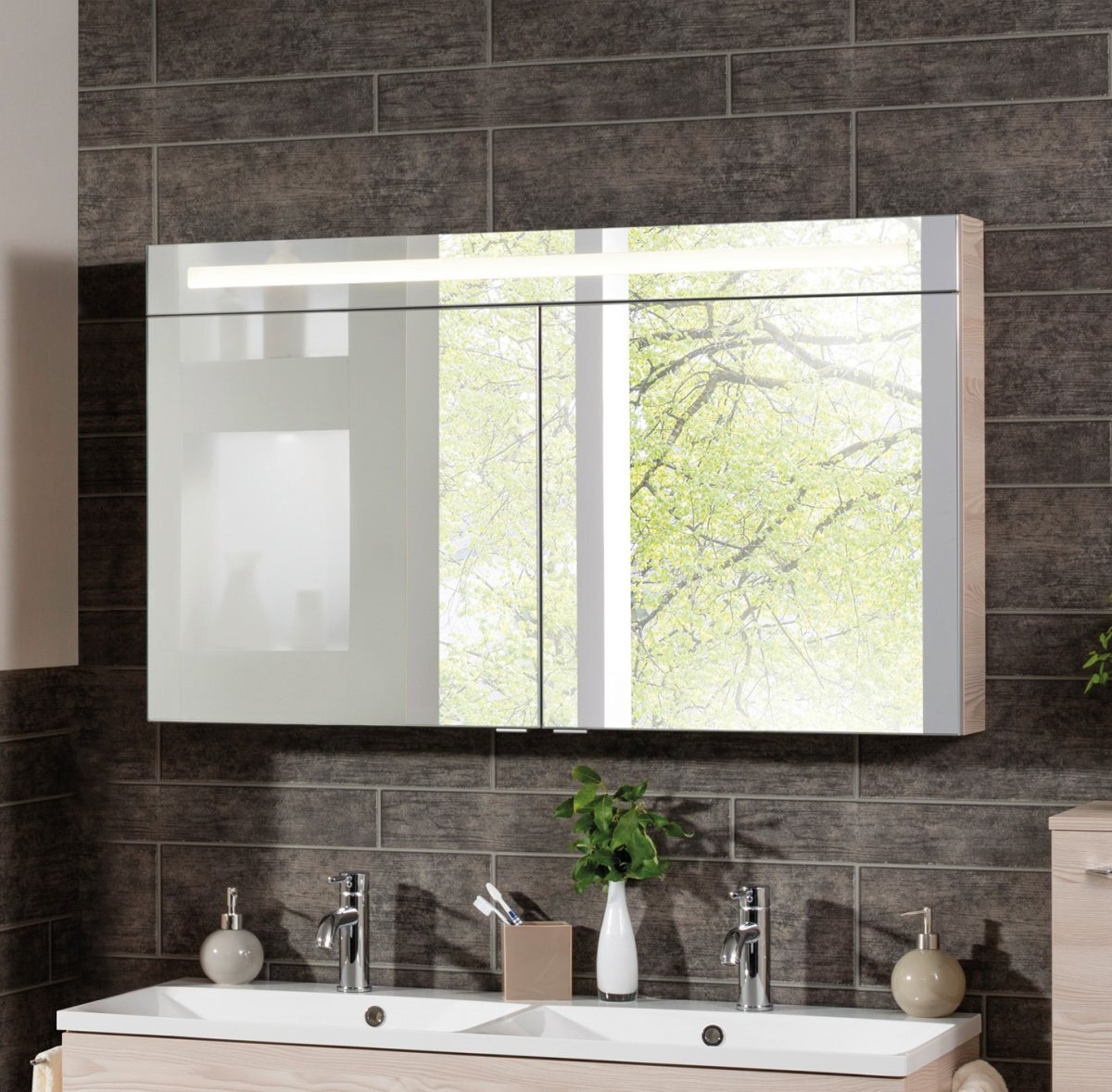 B.clever Spiegelschrank, LED bei leitermann.de günstig kaufen B.clever Spiegelschrank, LED