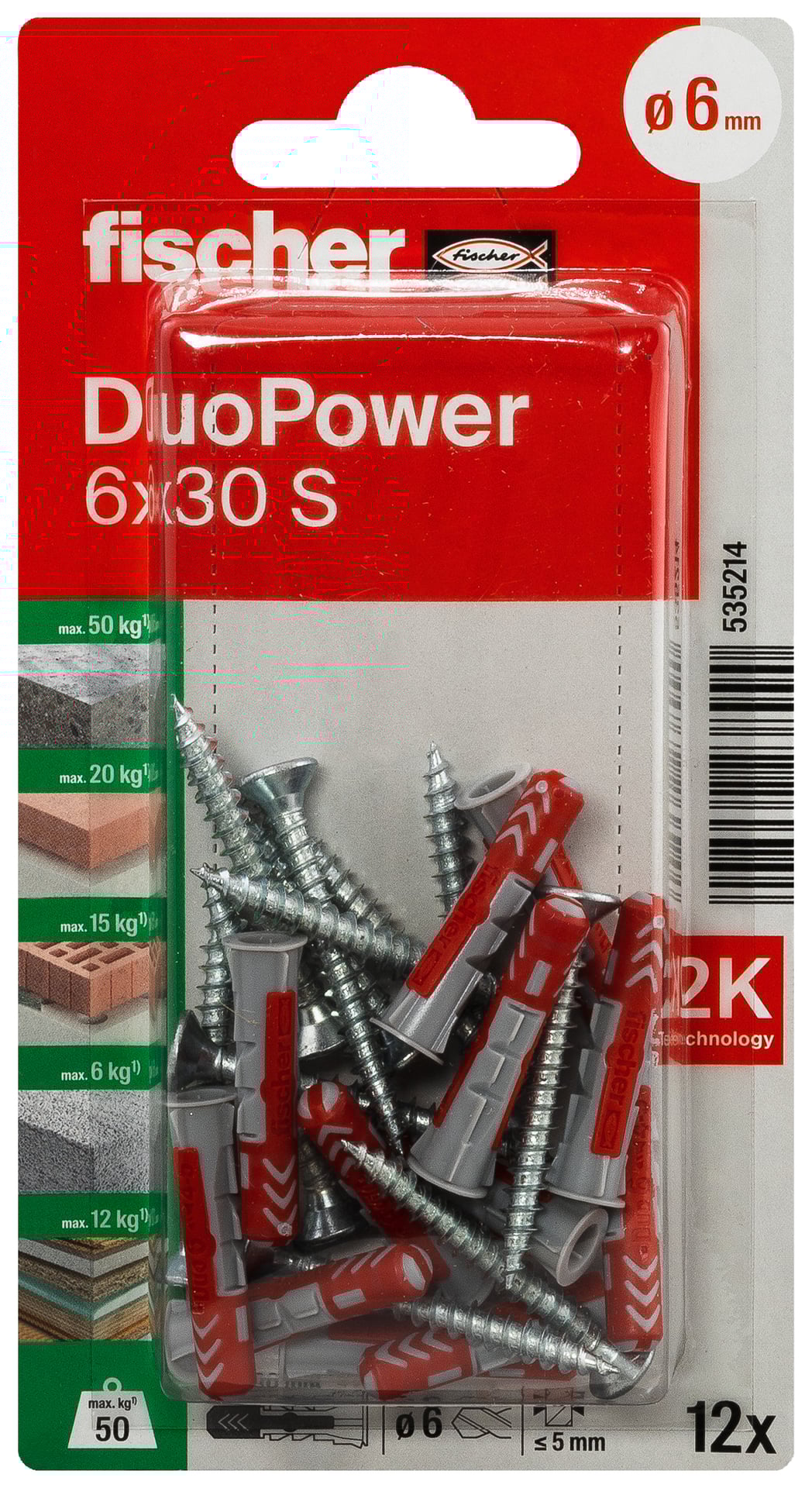 Duopower Dübel S