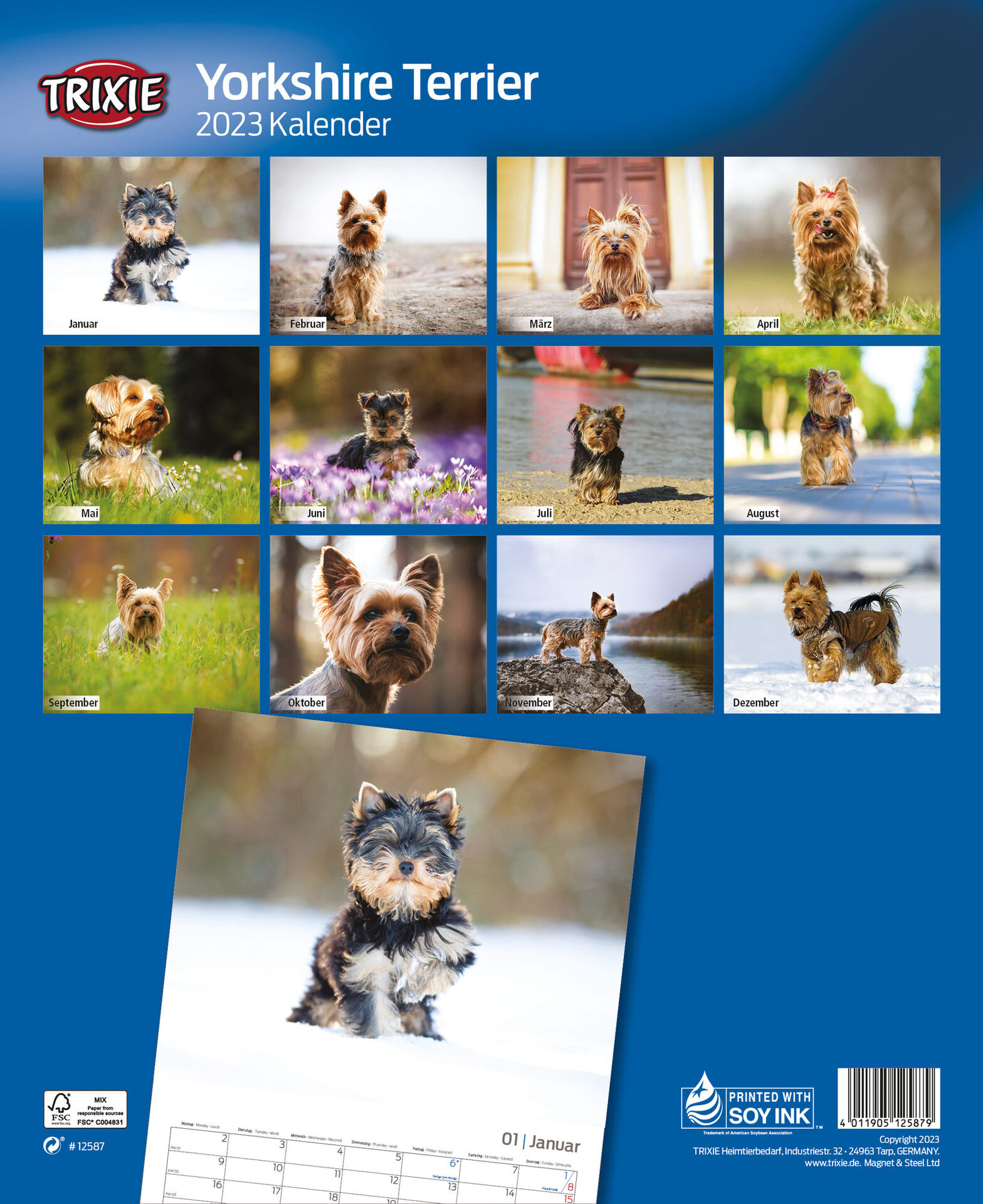 Kalender Yorkshire Terrier