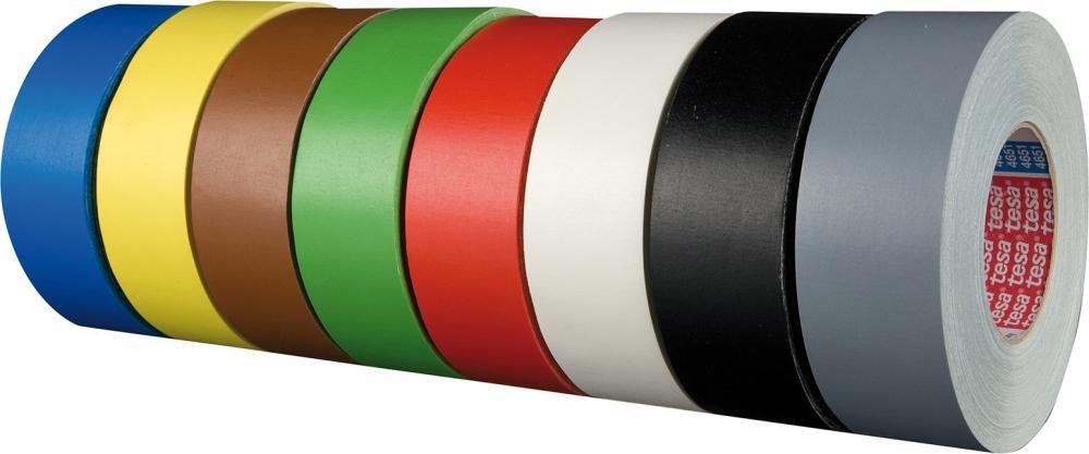 Gewebe-Klebeband 4651-55 kunststoffbeschichtet 50mmx50m grau tes