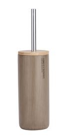 Palo WC-Garnitur taupe Polyresin Bambus