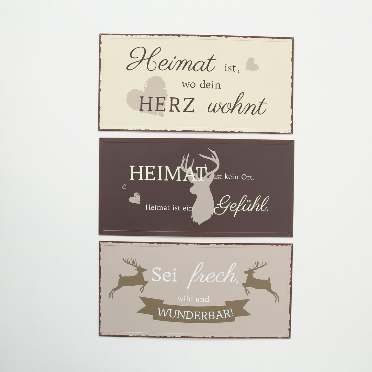 Schild Heimat 3-fach sortiert bei leitermann.de günstig kaufen Schild Heimat 3-fach sortiert