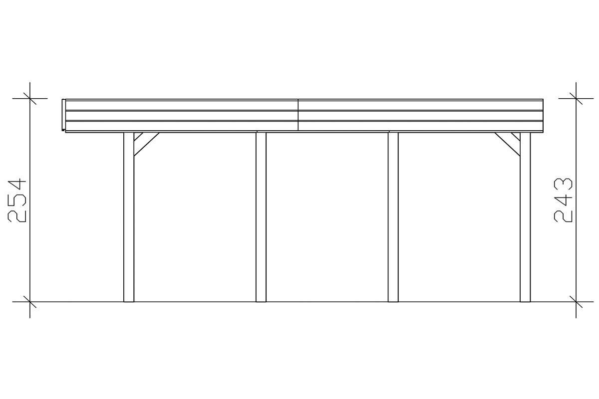 Carport Friesland bei leitermann.de günstig kaufen Carport Friesland