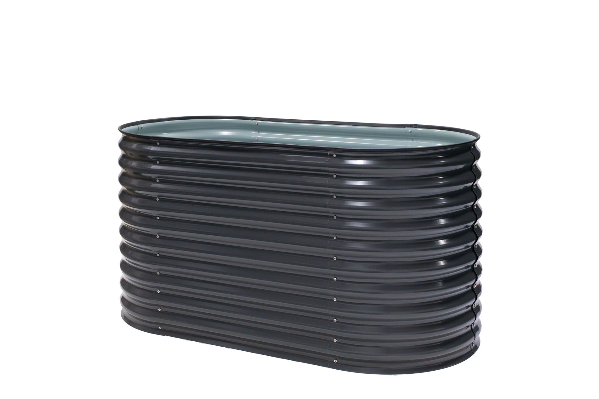 Metall Hochbeet Oval 160 cm