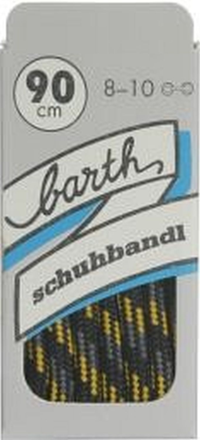 Schnürsenkel, 120 cm, dick, schwarz-grau-gelb bei leitermann.de günstig kaufen Schnürsenkel, 120 cm, dick, schwarz-grau-gelb