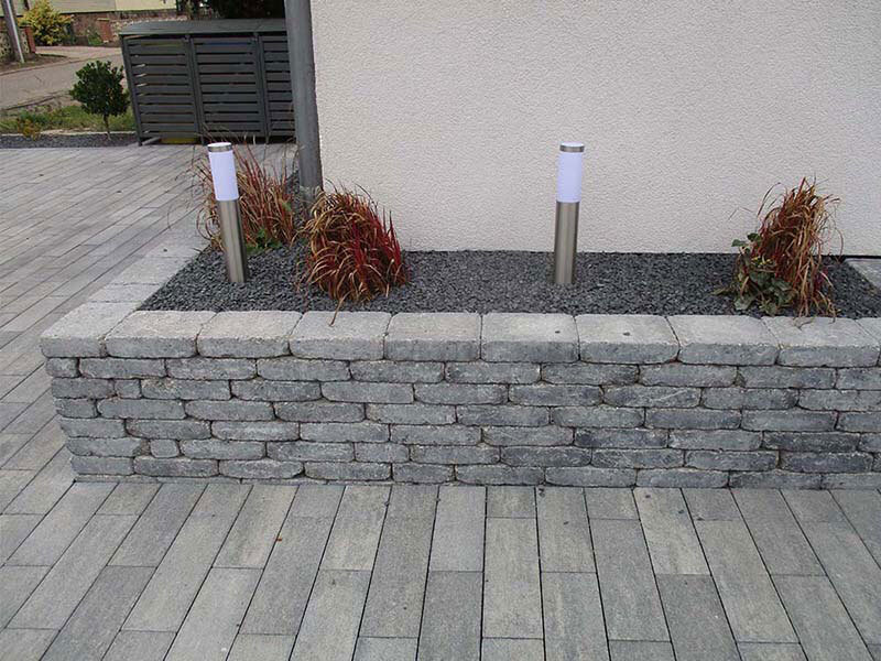 Mauerstein Antik, gekantet