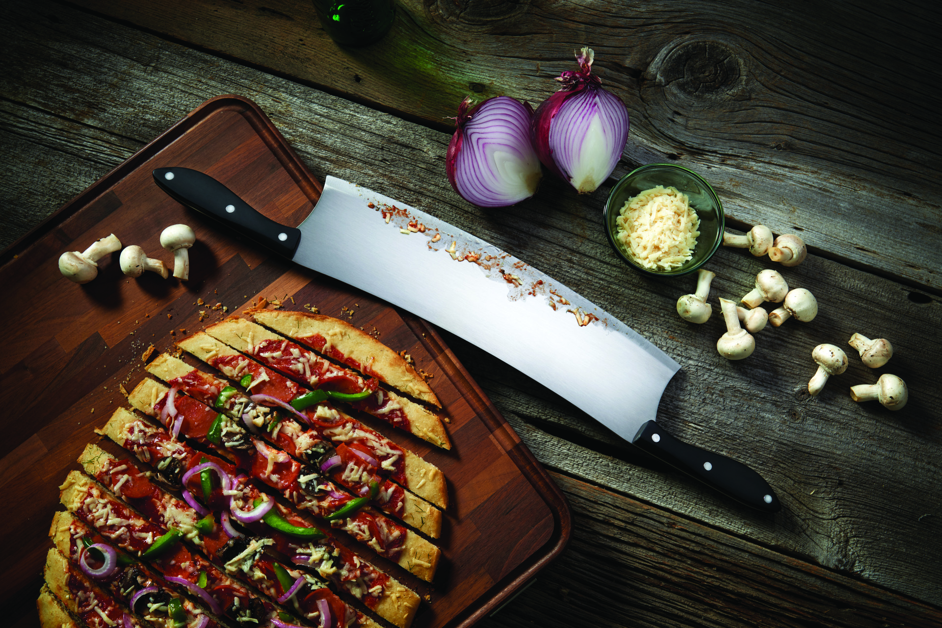 Pizza Wiegemesser bei leitermann.de günstig kaufen Pizza Wiegemesser