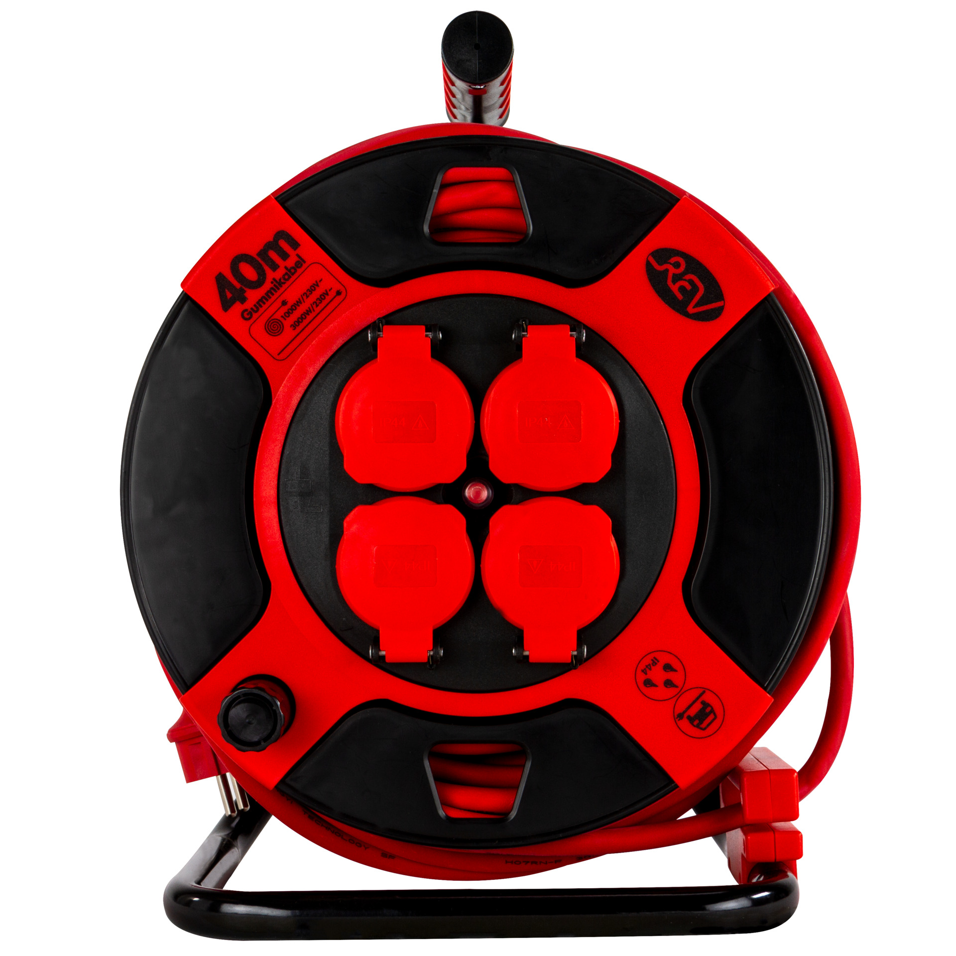Kabeltrommel mit Deckel H07RN-F3G rot bei leitermann.de günstig kaufen Kabeltrommel mit Deckel H07RN-F3G rot