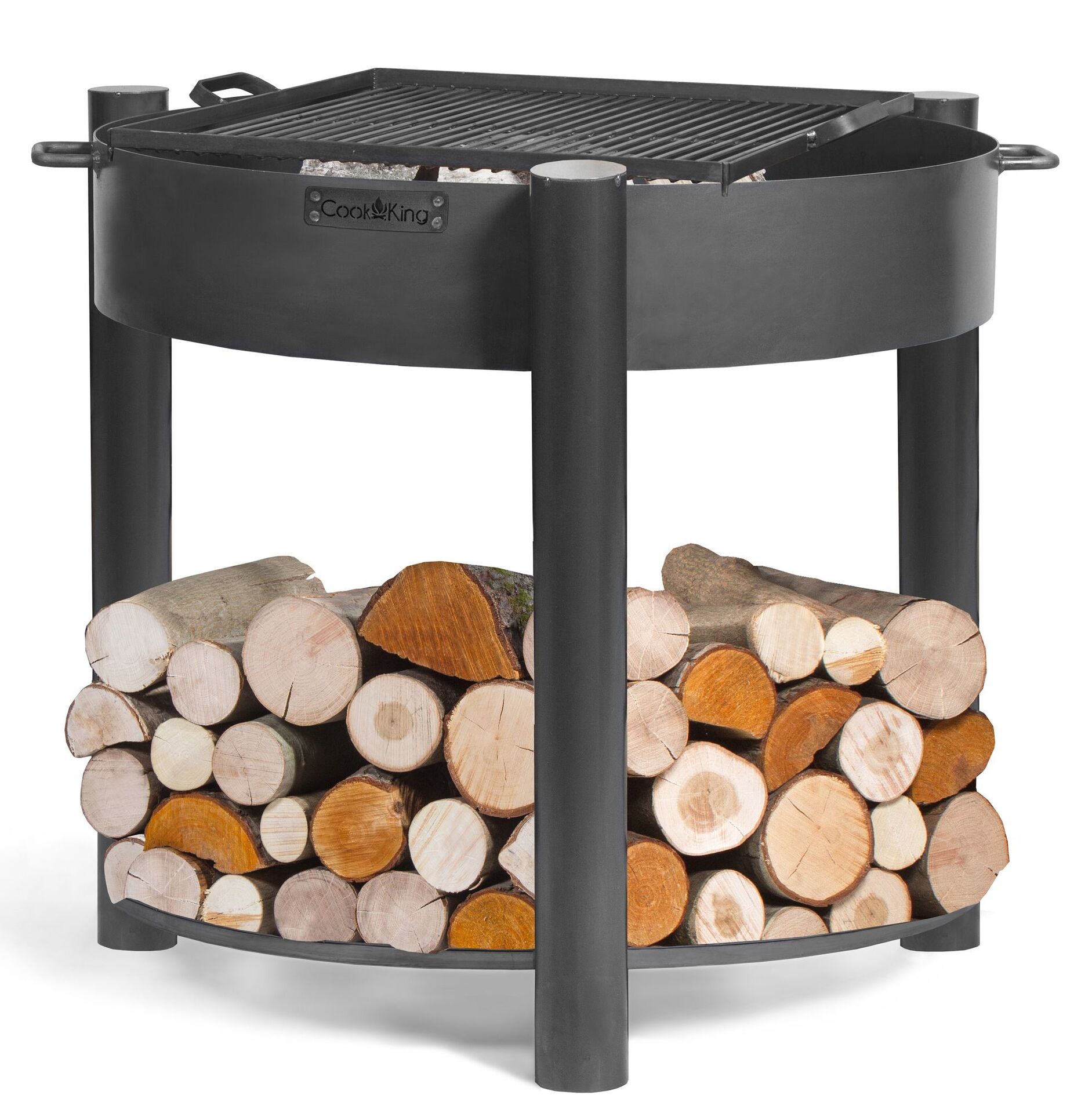 Feuerschale Montana, inkl. Holzlager bei leitermann.de günstig kaufen Feuerschale Montana, inkl. Holzlager