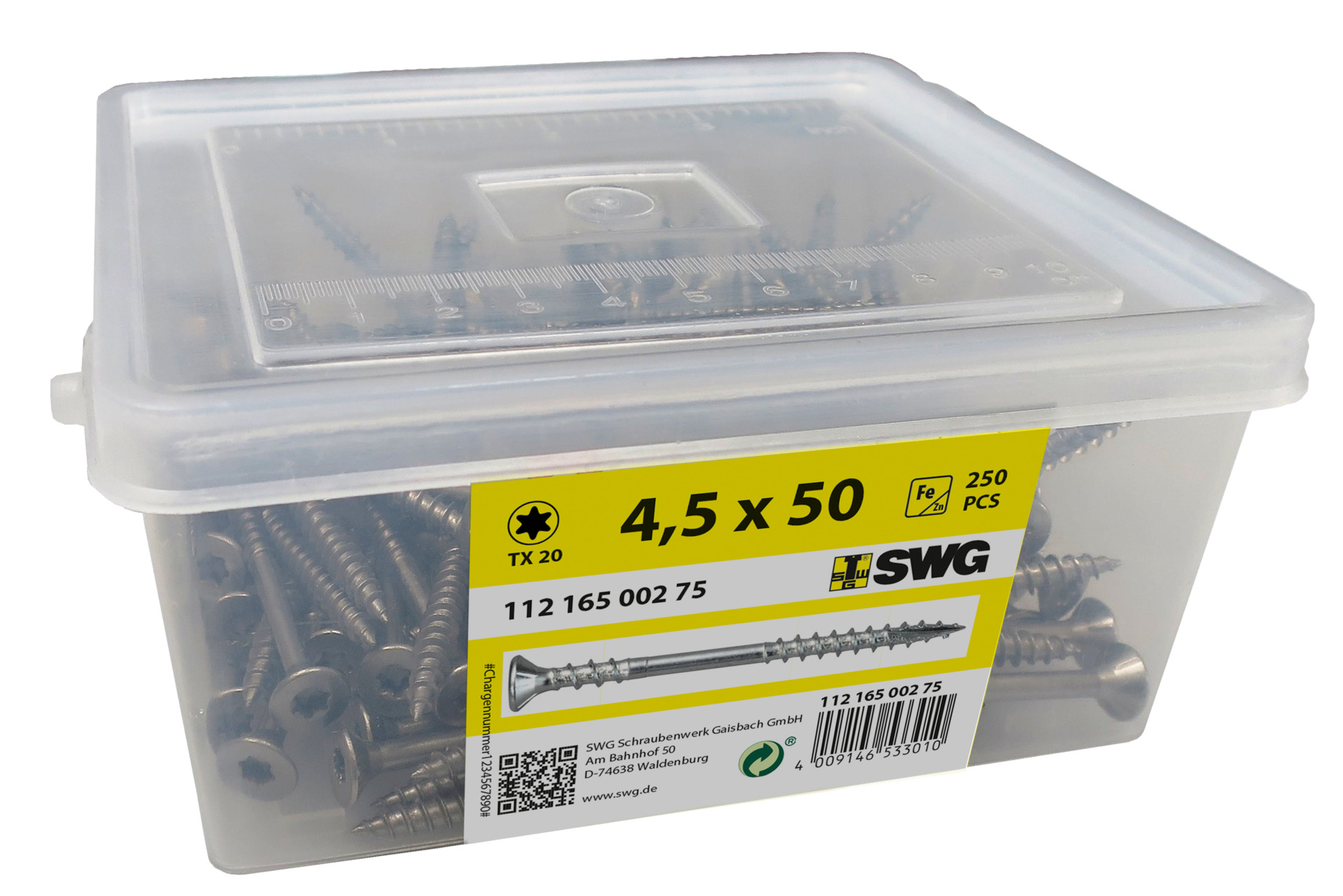 Verlegeschraube verzinkt