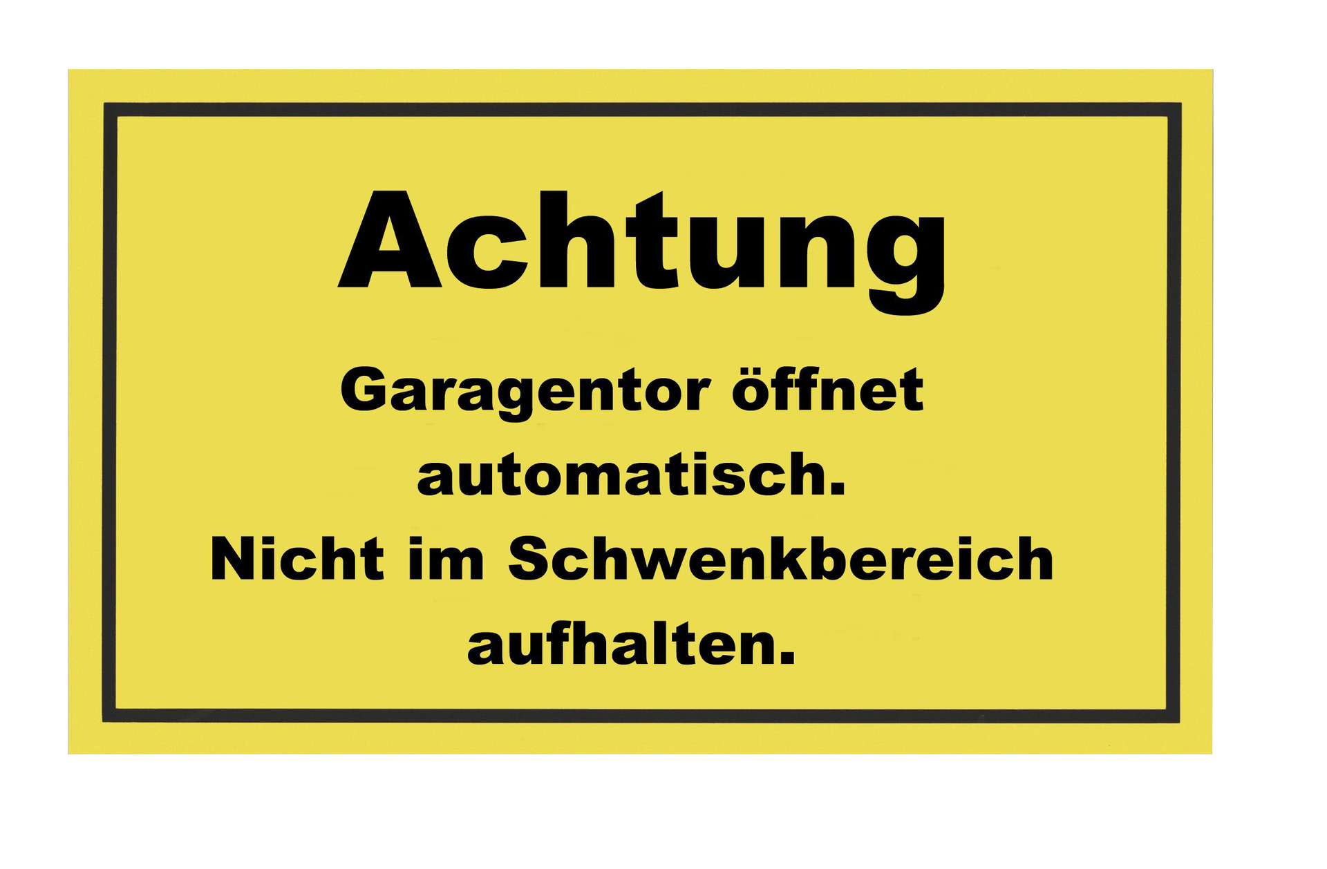 Hinweisschild