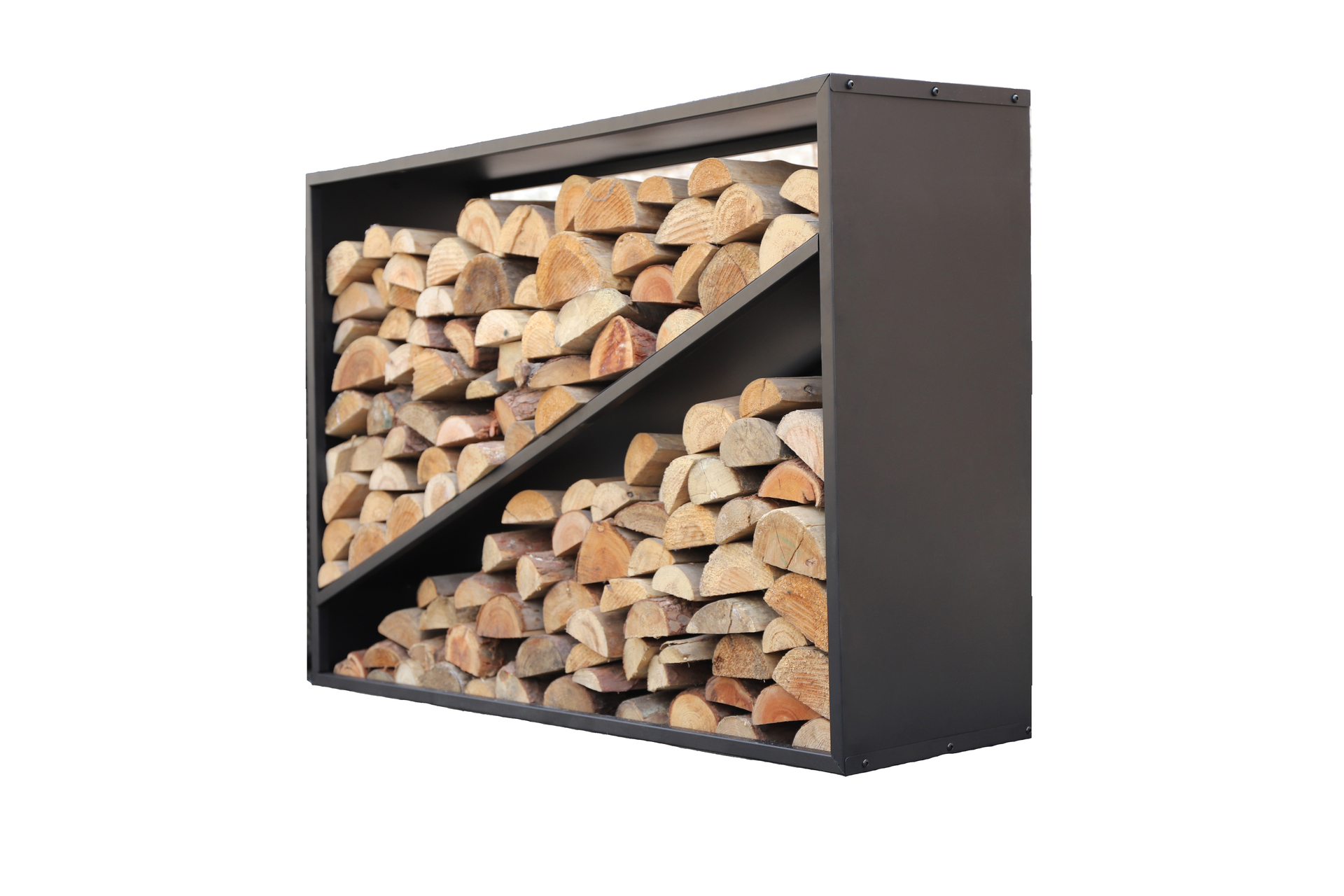 Kaminholzregal 114,5 x 35 x 80 cm bei leitermann.de günstig kaufen Kaminholzregal 114,5 x 35 x 80 cm