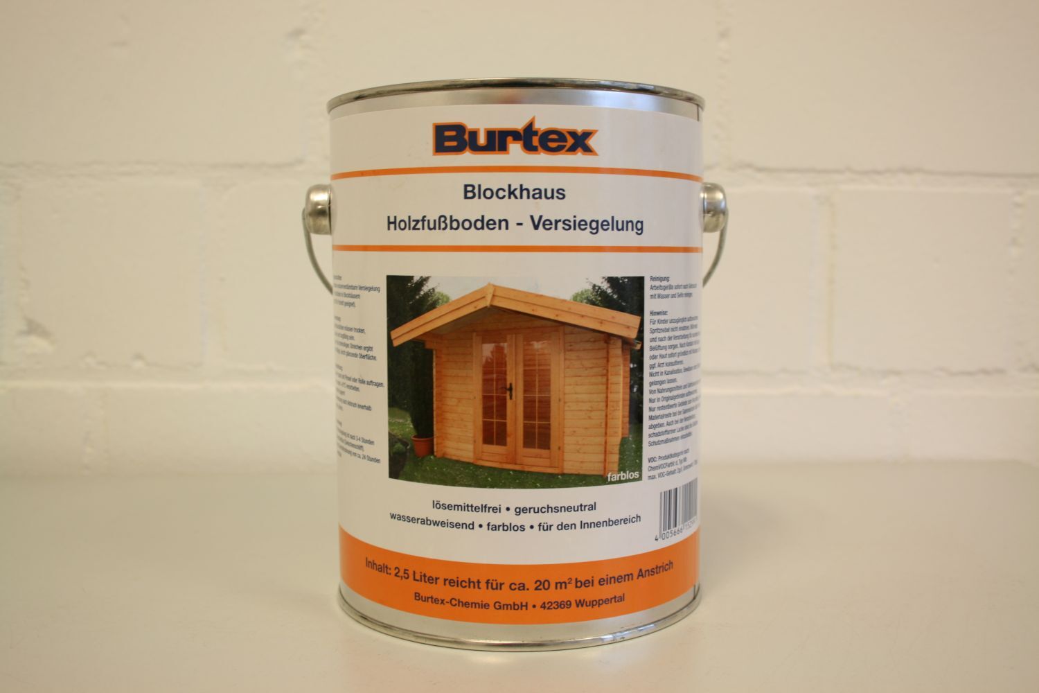 Burtex Blockhaus Holzfußboden Versiegelung