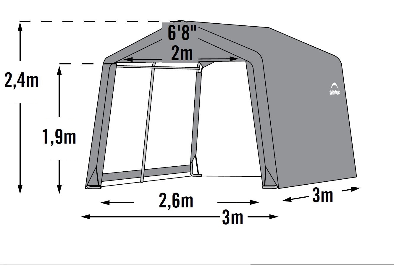 Foliengerätehaus Shed-in-a-Box