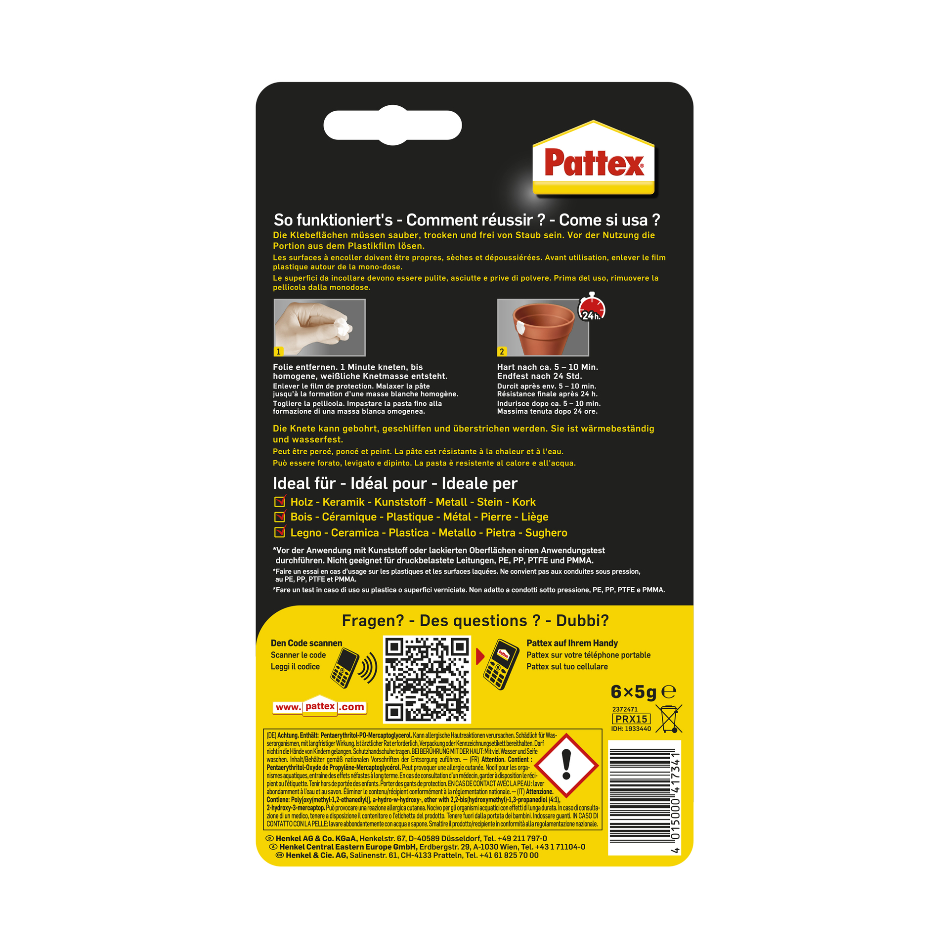 Powerknete Repair Express, weiß, 6x 5g bei leitermann.de günstig kaufen Powerknete Repair Express, weiß, 6x 5g