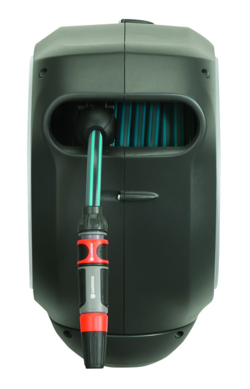 Wand-Schlauchbox RollUp S (weiß) 15 m bei leitermann.de günstig kaufen Wand-Schlauchbox RollUp S (weiß) 15 m