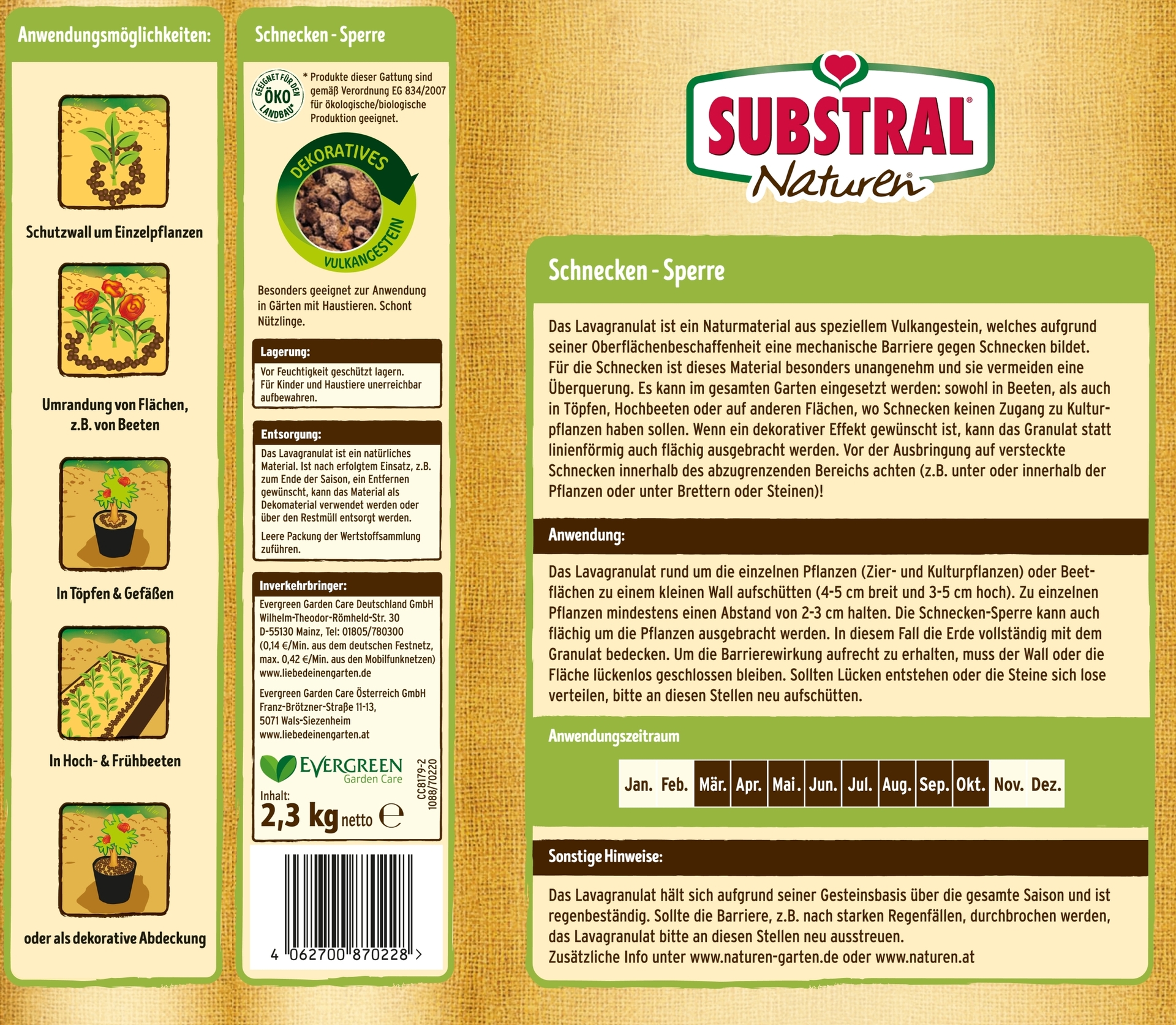 Bio Schnecken-Sperre