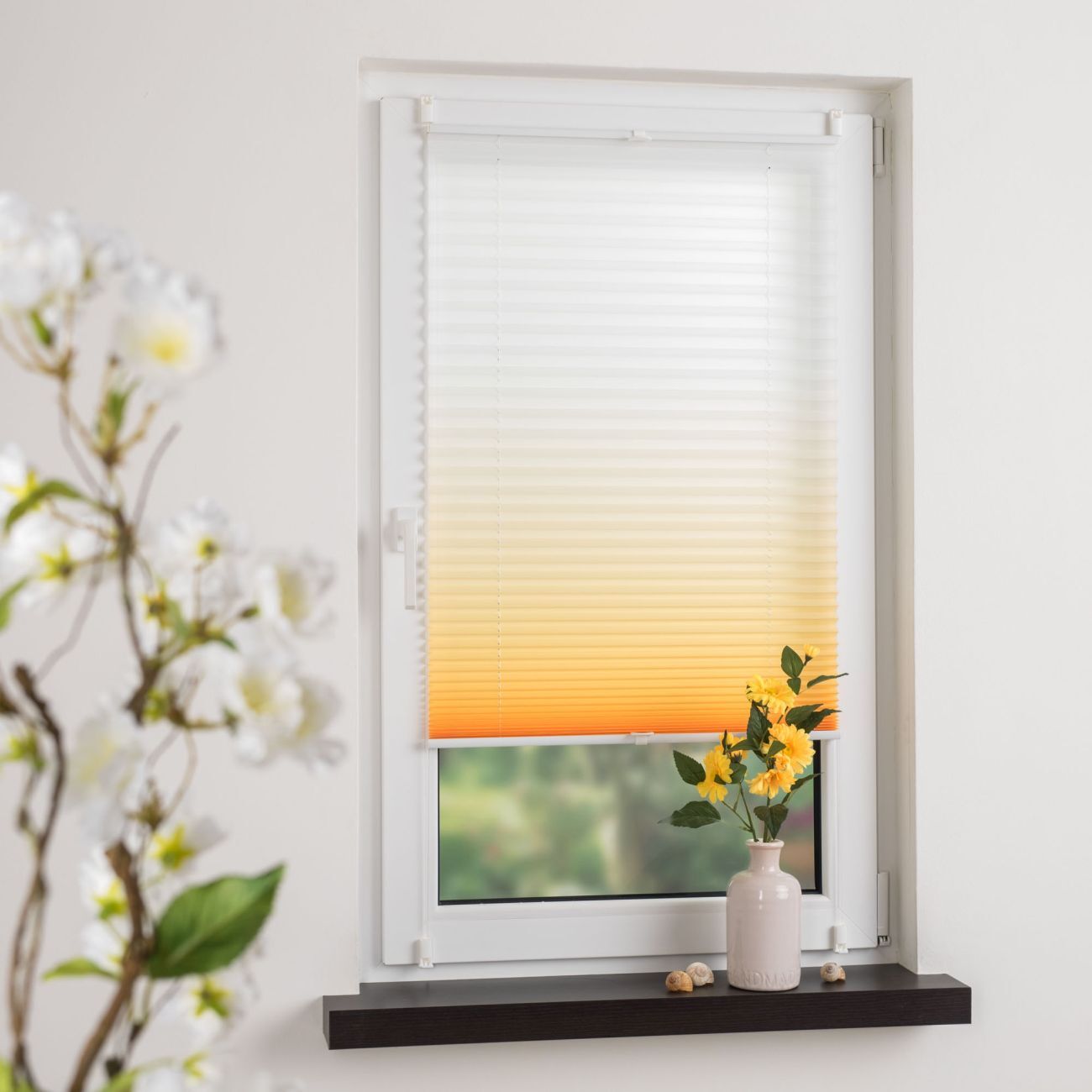 Klemmfix-Plissee Farbverlauf, verspannt bei leitermann.de günstig kaufen Klemmfix-Plissee Farbverlauf, verspannt