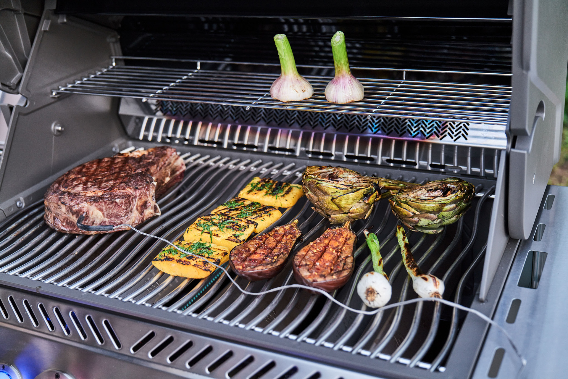 Gasgrill Prestige 500 Connected Edelstahl