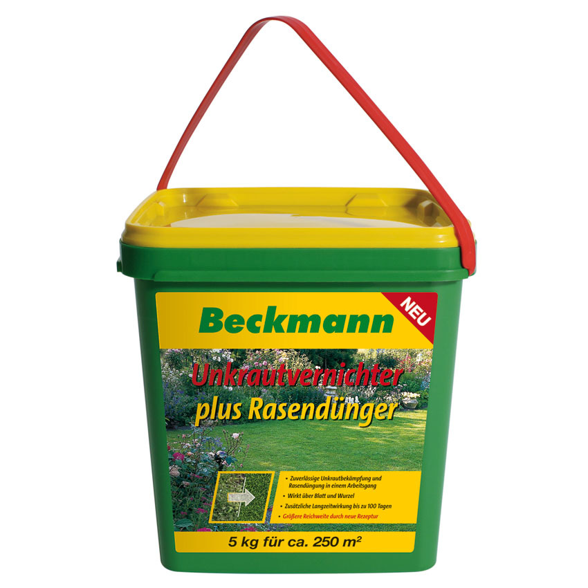 Beckmann & Brehm GmbH Rasendünger mit Unkrautvernichter 5kg