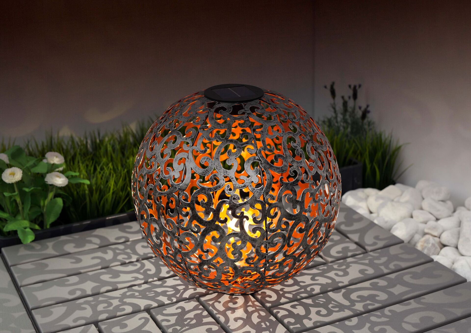 Solarkugelleuchte Anna, Ø30cm bei leitermann.de günstig kaufen Solarkugelleuchte Anna, Ø30cm