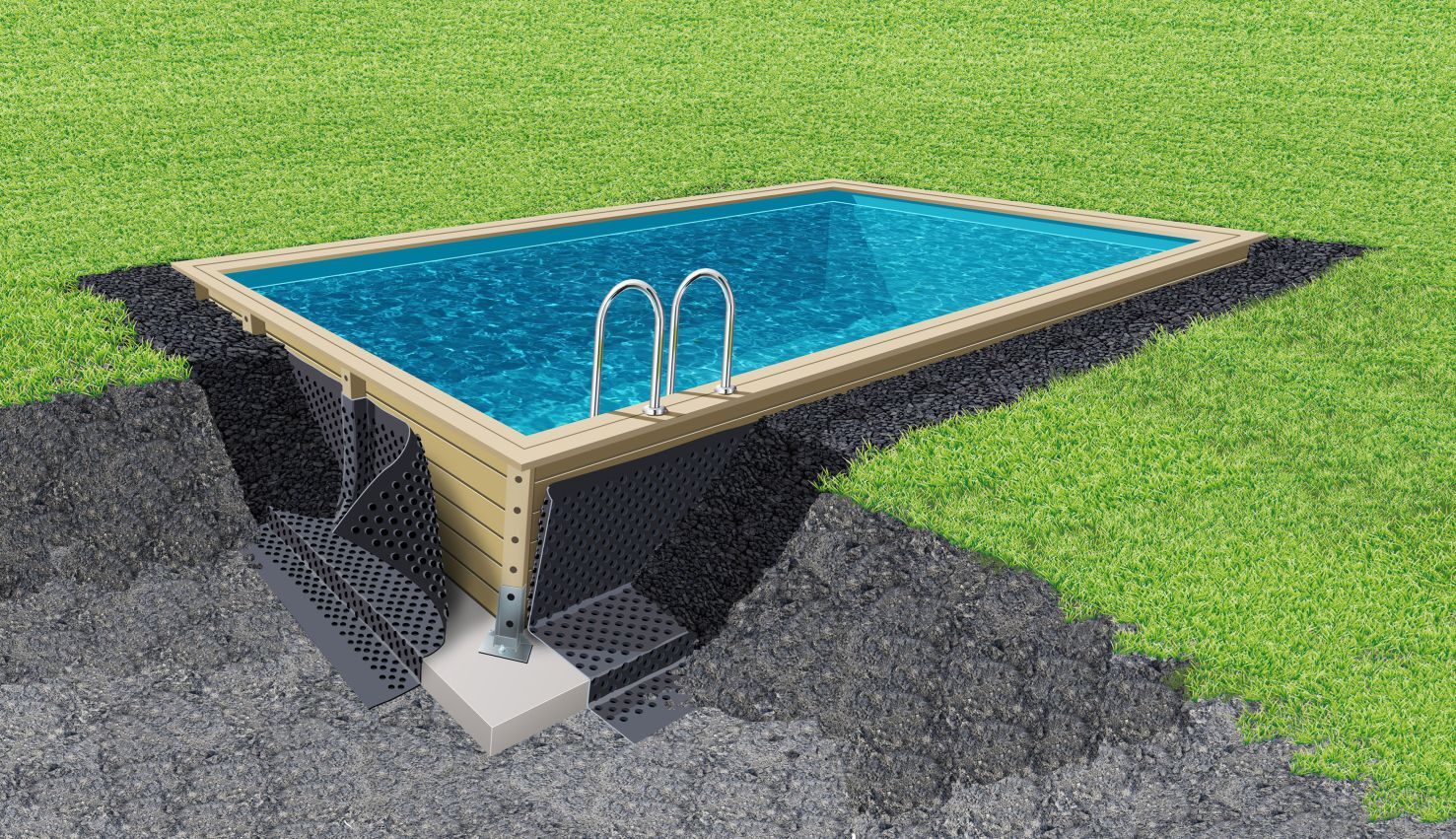 HDPE Noppenbahn bei leitermann.de günstig kaufen HDPE Noppenbahn