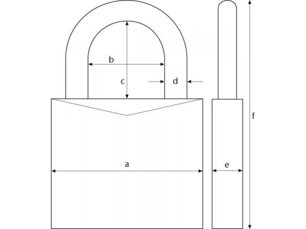 ABUS Zahlen-Kombinationsschloss 145/40 Color Rainbow