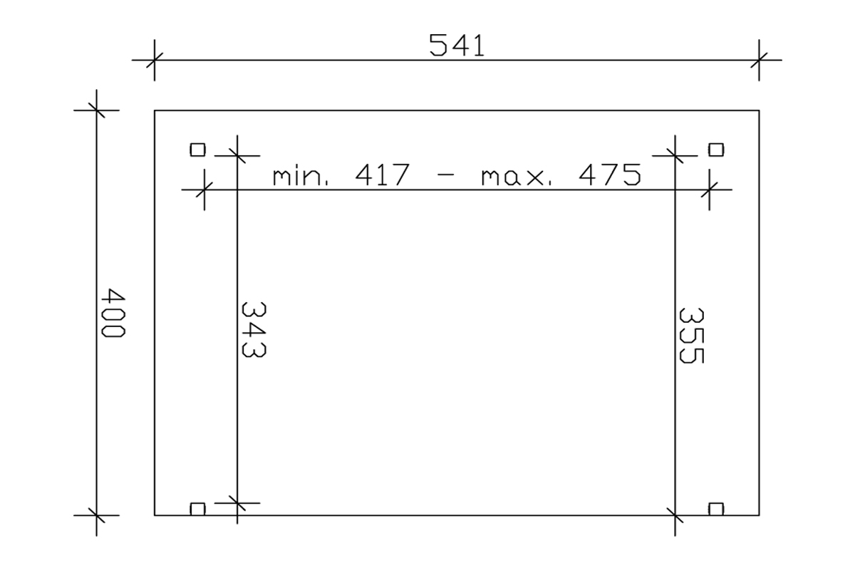 Terrassenüberdachung Sanremo