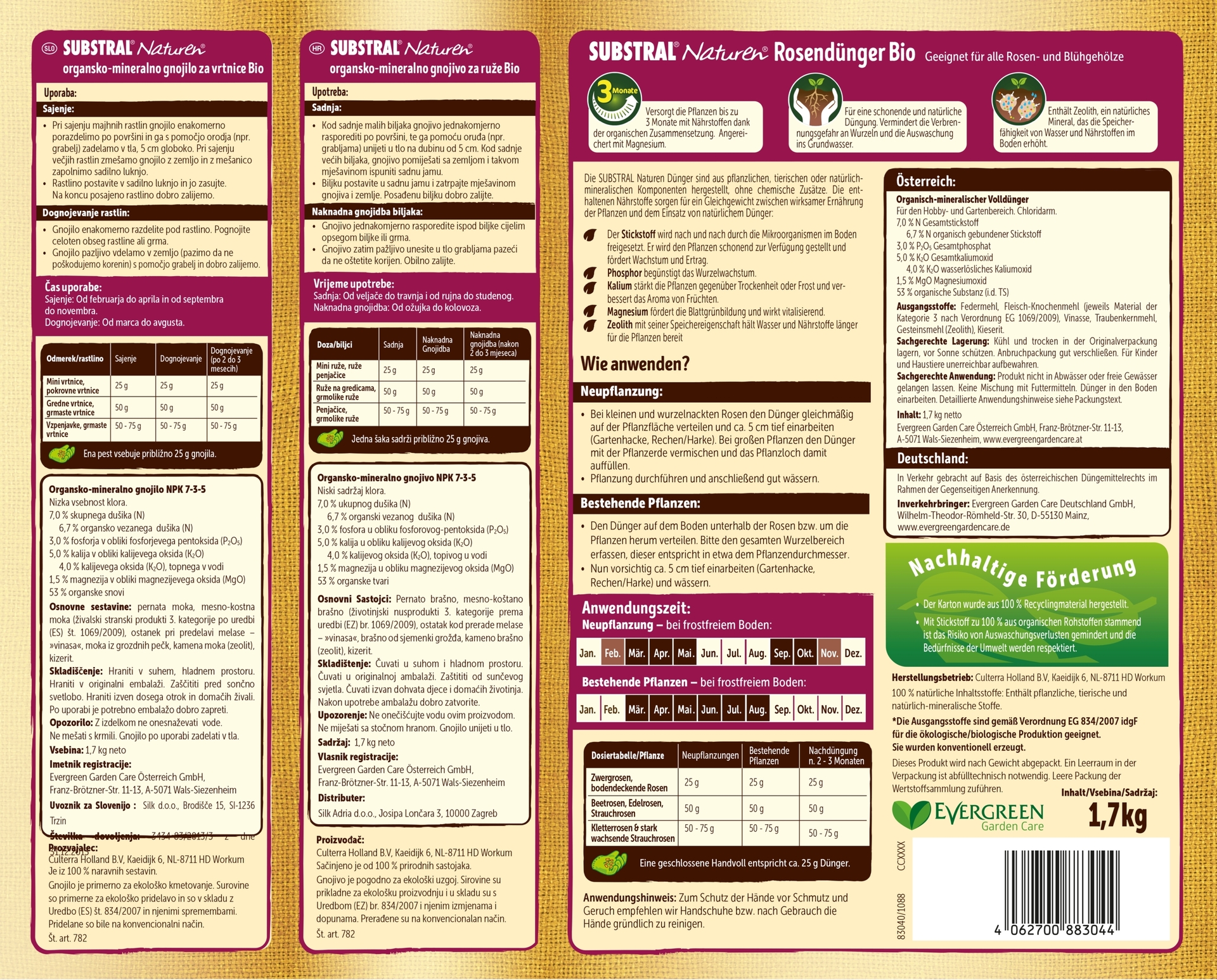 Rosendünger Bio bei leitermann.de günstig kaufen Rosendünger Bio