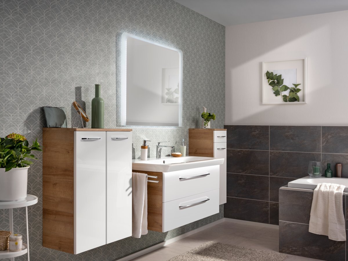 MILANO Waschtischunterschrank, 2 Schub