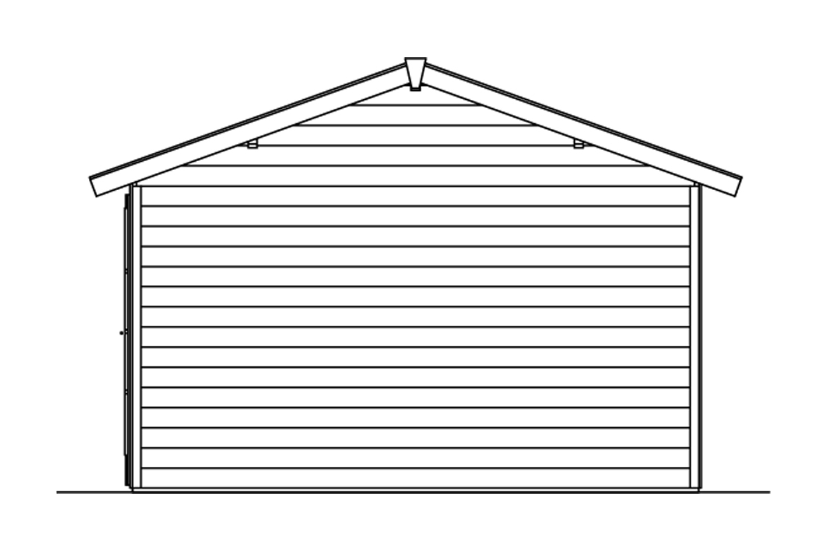 Gartenhaus Tilburg 613x380cm, 28mm