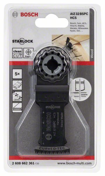 HCS Tauchsägeblatt AIZ 32 BSPC Hard Holz