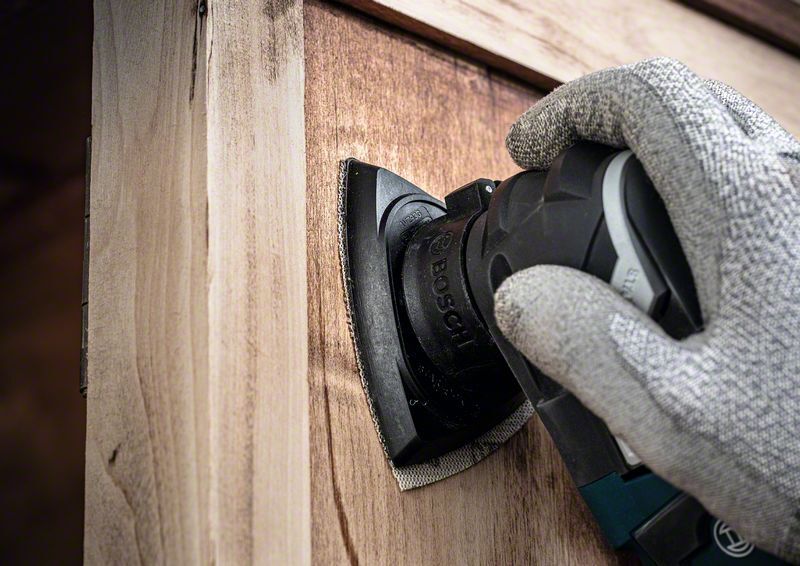 EXPERT C470 Schleifpapier für Deltaschleifer, 93 mm, G 60, 5 Stück. Für Deltaschleifer