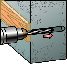 Nageldübel Nylon/Stahl