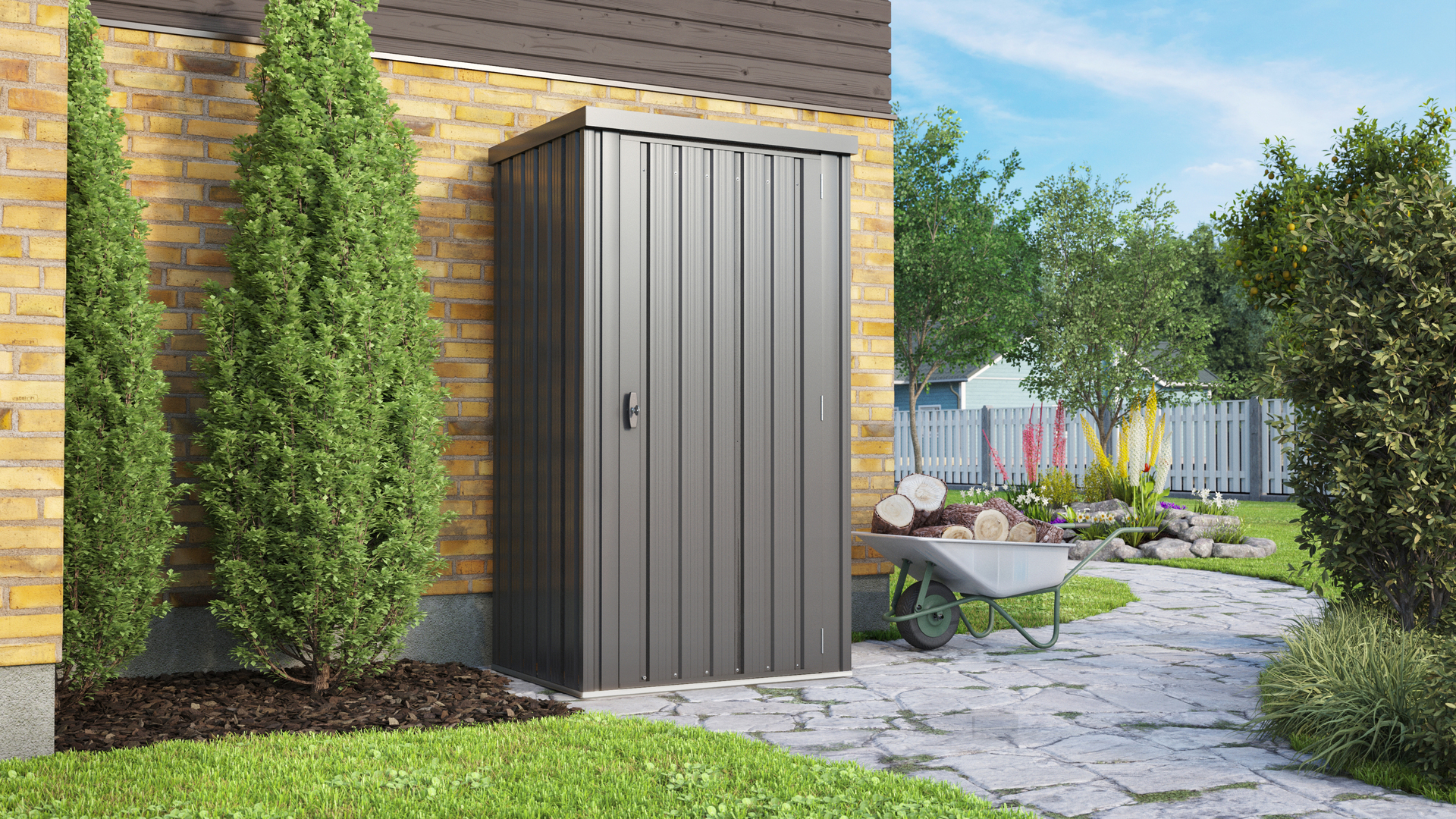 Pergart Geräteschrank Marburg, anthrazit matt