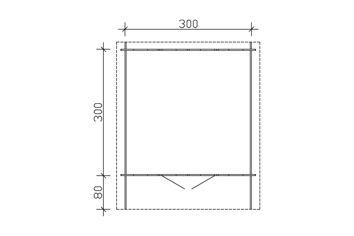 Gartenhaus Faro mit Vordach natur bei leitermann.de günstig kaufen Gartenhaus Faro mit Vordach natur