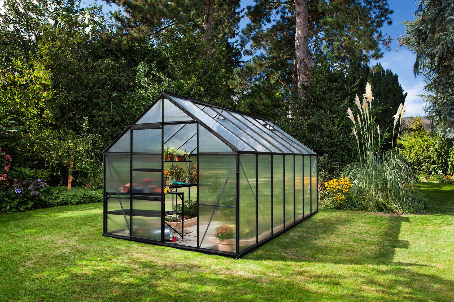 Gewächshaus Merkur 11500 bei leitermann.de günstig kaufen Gewächshaus Merkur 11500