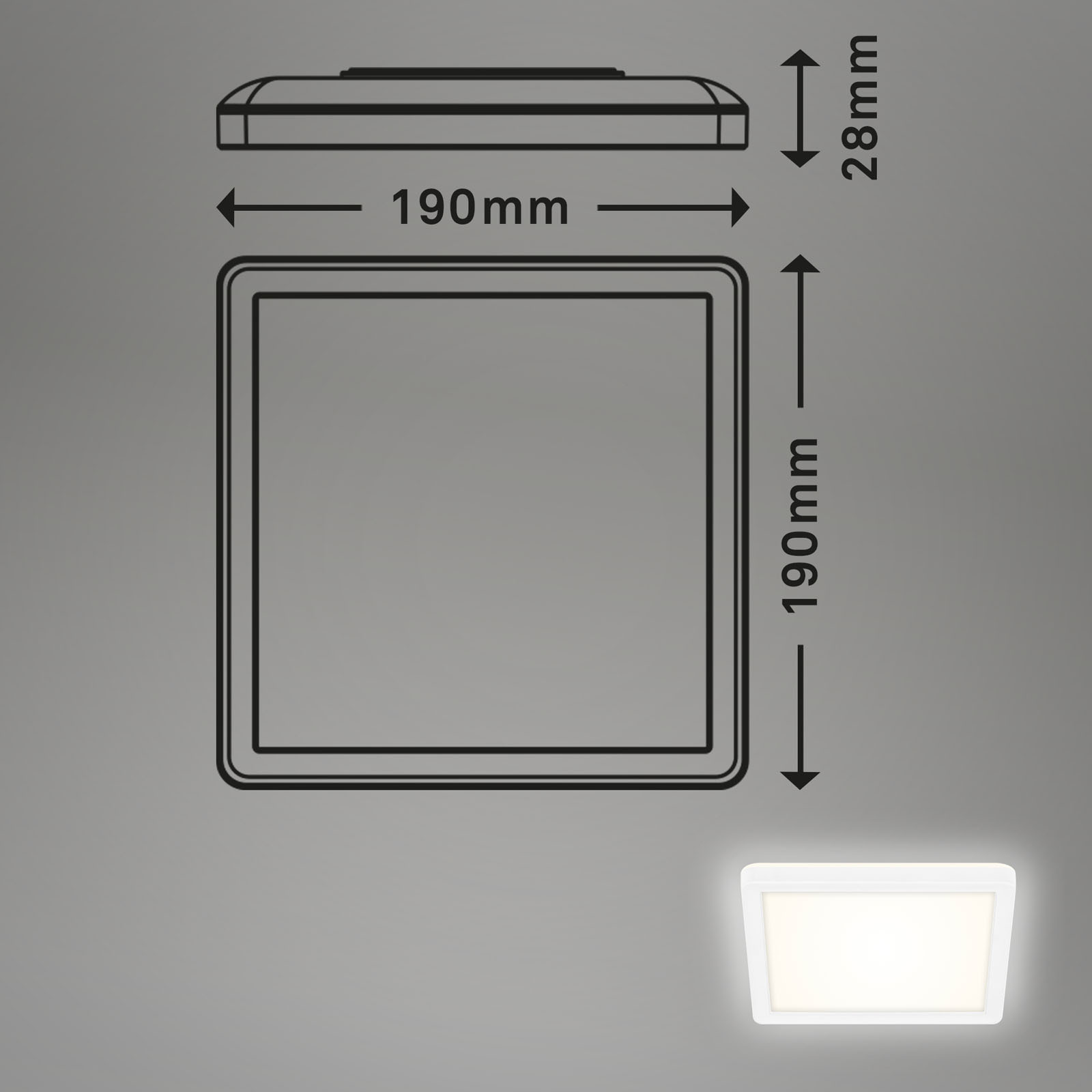 SLIM LED Panel, weiß bei leitermann.de günstig kaufen SLIM LED Panel, weiß