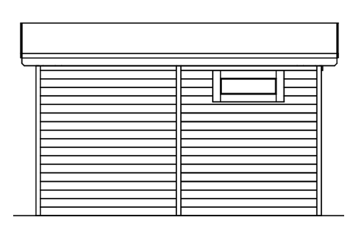 Unterstand Vimmerby, 370x250cm, unbehandelt