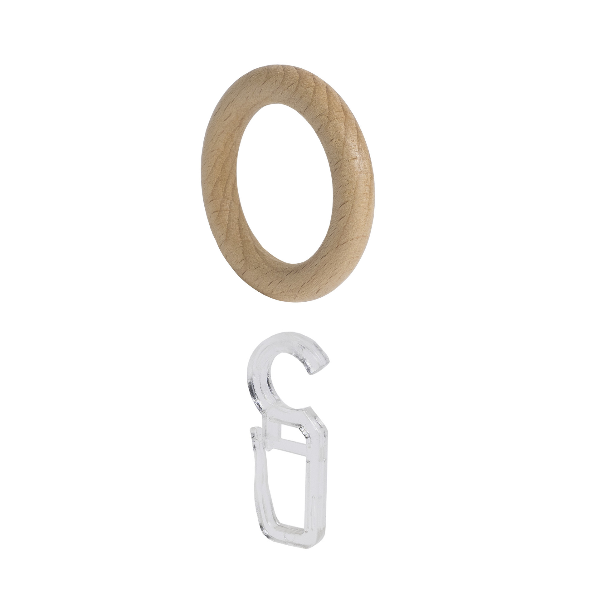 Gardinenringe für Gardinenstangen Ø28mm, 10 Stück