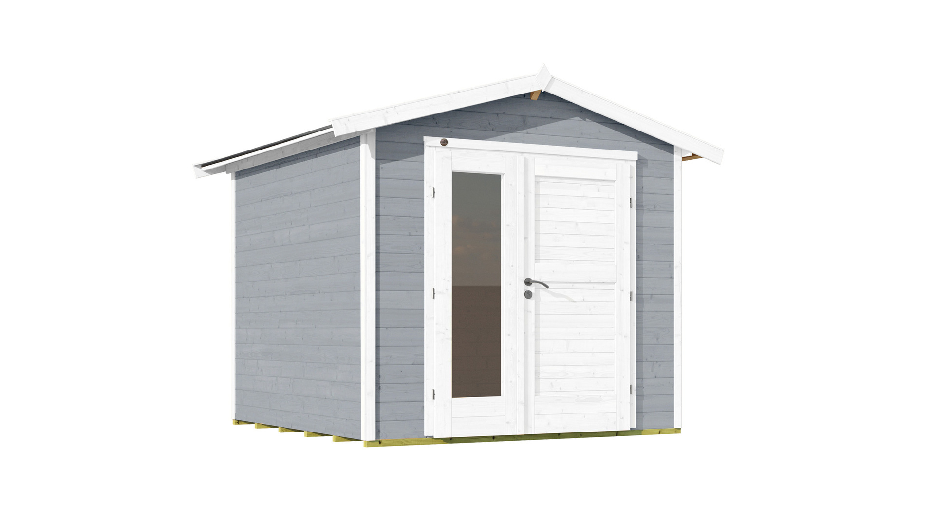 Gartenhaus 224 A 21 mm, Design-Doppeltür