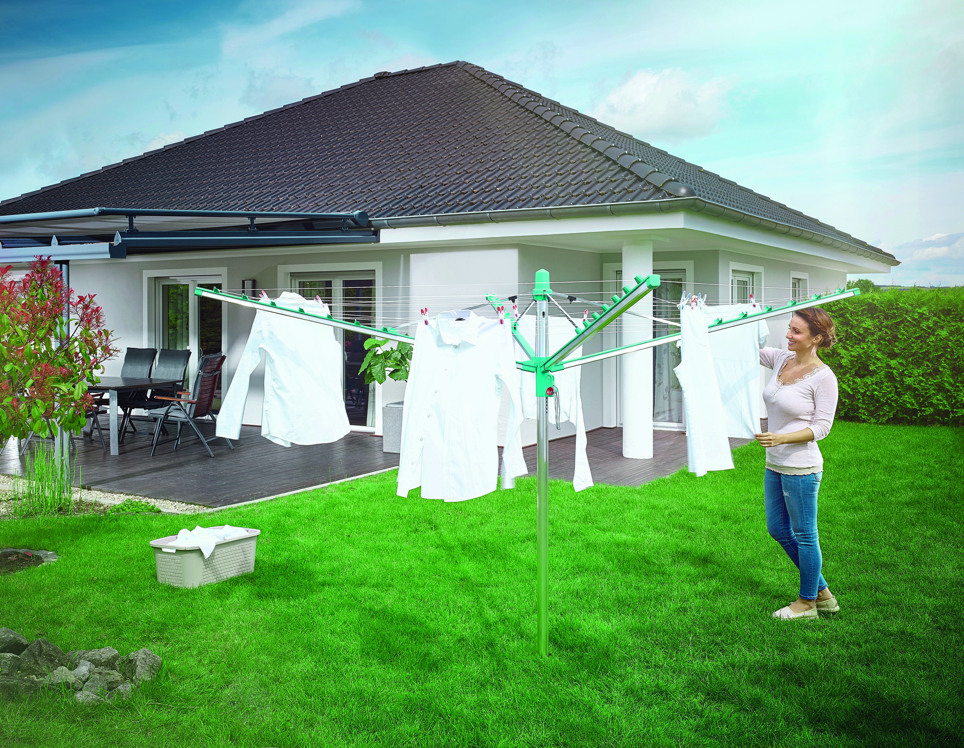 Wäscheschirm Linomatic 500 Easy bei leitermann.de günstig kaufen Wäscheschirm Linomatic 500 Easy