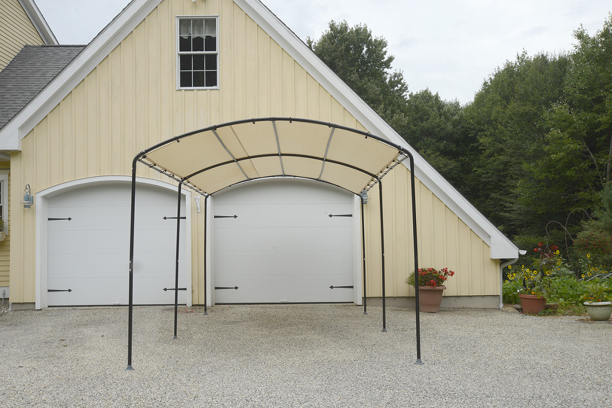 Carport Unterstand sand
