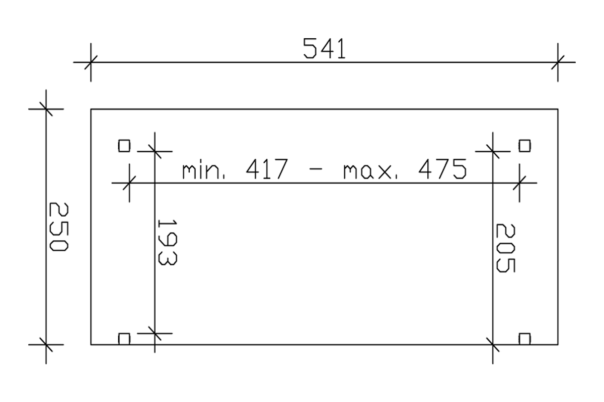 Terrassenüberdachung Sanremo