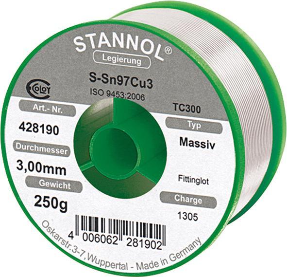 Stannol Fittingslot-97 Nr.428190 250g