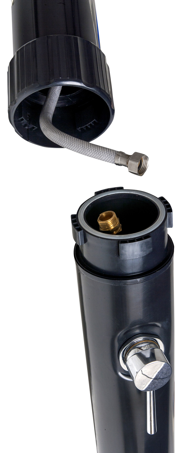 PVC Solardusche, 20l, schwarz, 2 Stück