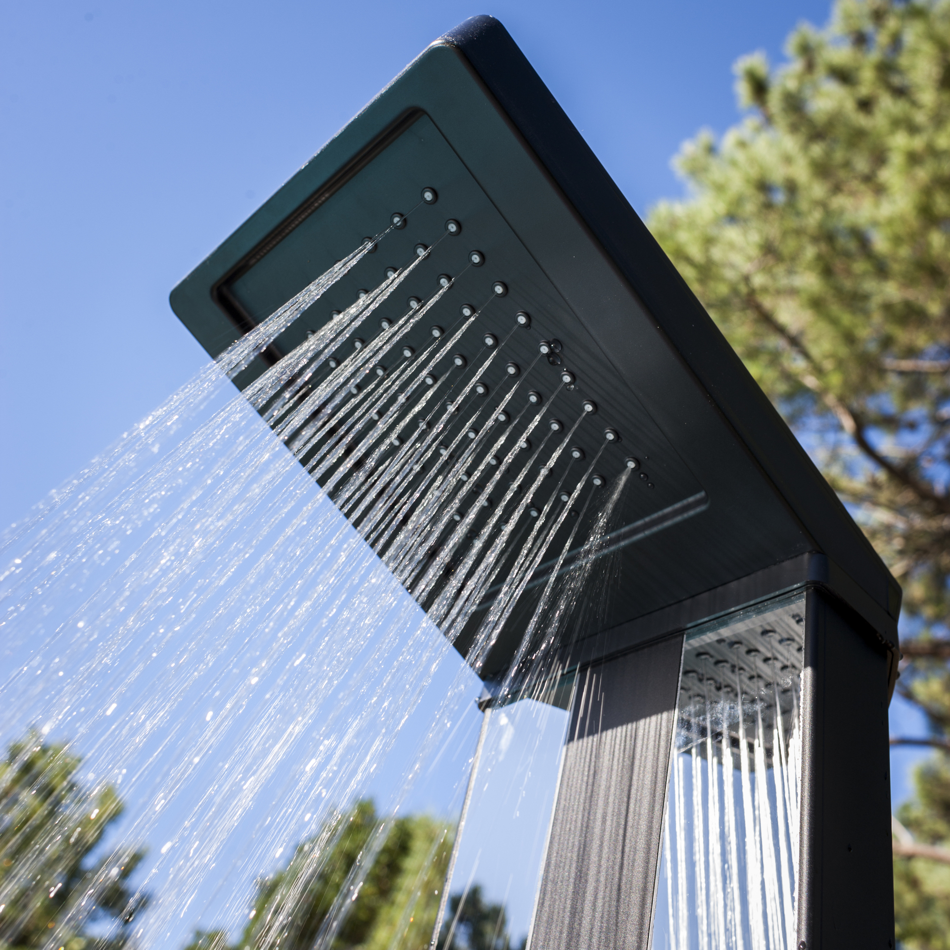 Aluminium-Solardusche Luxe