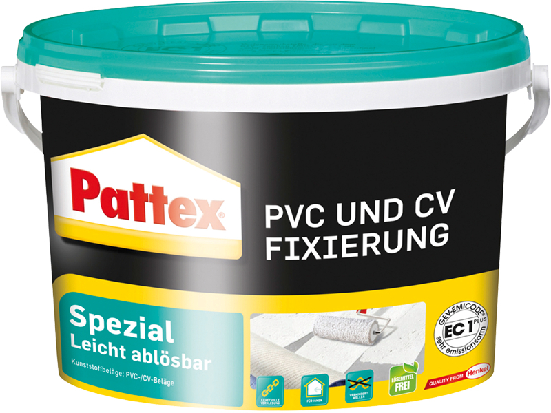 Bodenbelagskleber PVC & CV Fixierung Spezial, weiß